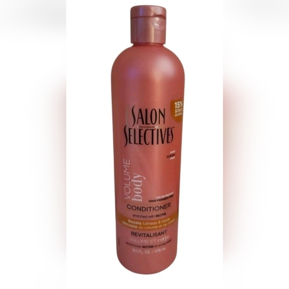 Salon Selectives VOLUME BODY CONDITIONER Biotin 16.1oz Paraben Free Discontinued - Picture 1 of 3